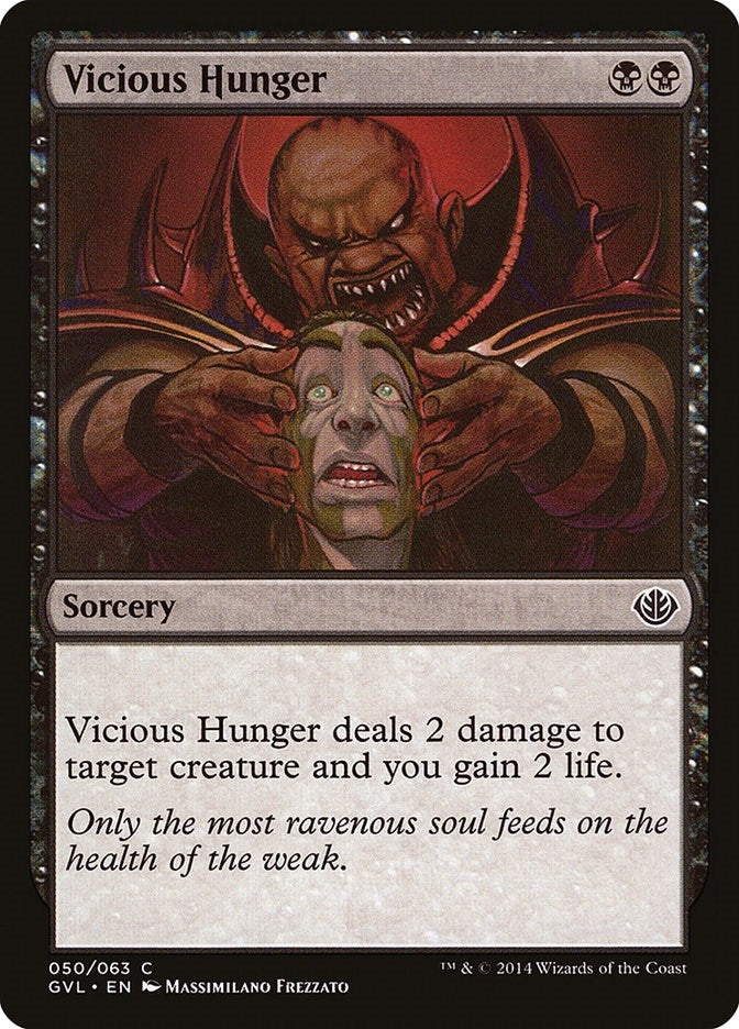 Image for Vicious Hunger (50) (DD3) - Magic: The Gathering