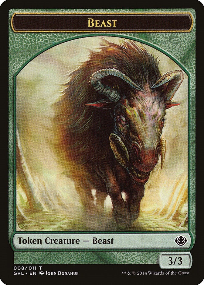 Image for Beast Token (008) (8) (DD3) - Magic: The Gathering