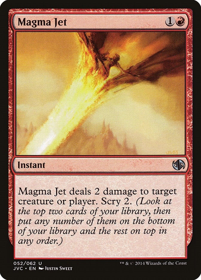 Image for Magma Jet (52) (DD3) - Magic: The Gathering