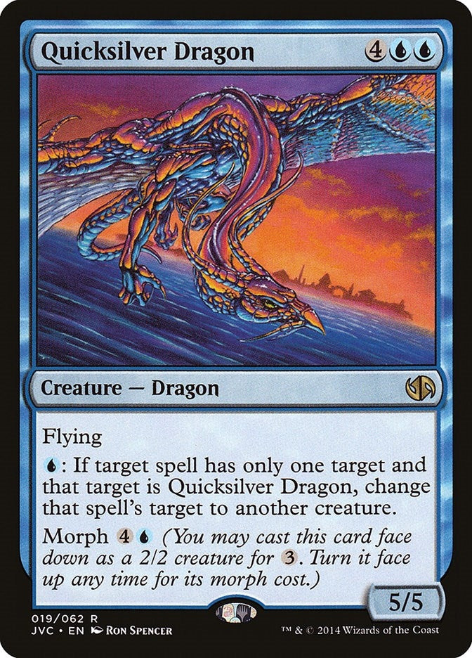 Image for Quicksilver Dragon (19) (DD3) - Magic: The Gathering