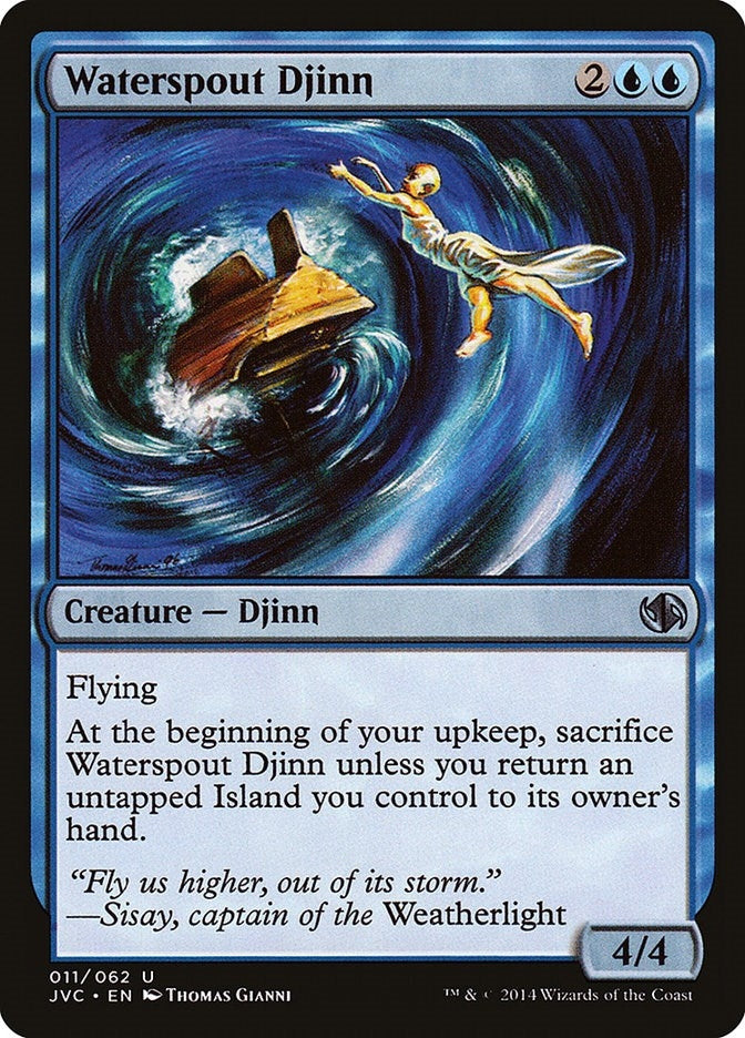 Image for Waterspout Djinn (11) (DD3) - Magic: The Gathering