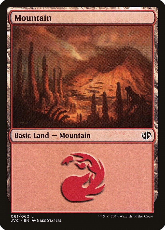 Image for Mountain (061) (JVC) (61) (DD3) - Magic: The Gathering