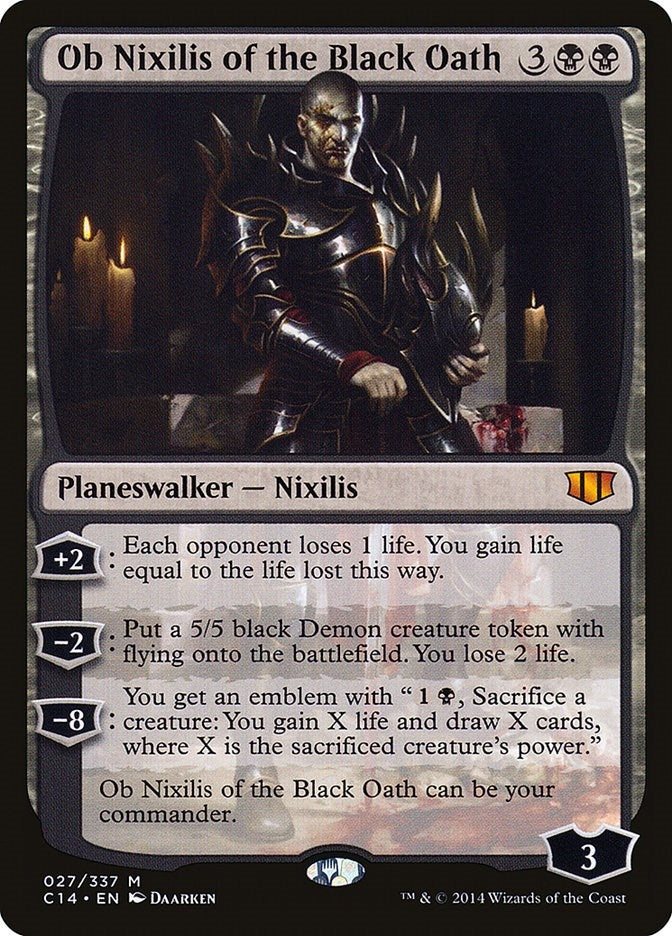 Image for Ob Nixilis of the Black Oath (27) - Magic: The Gathering