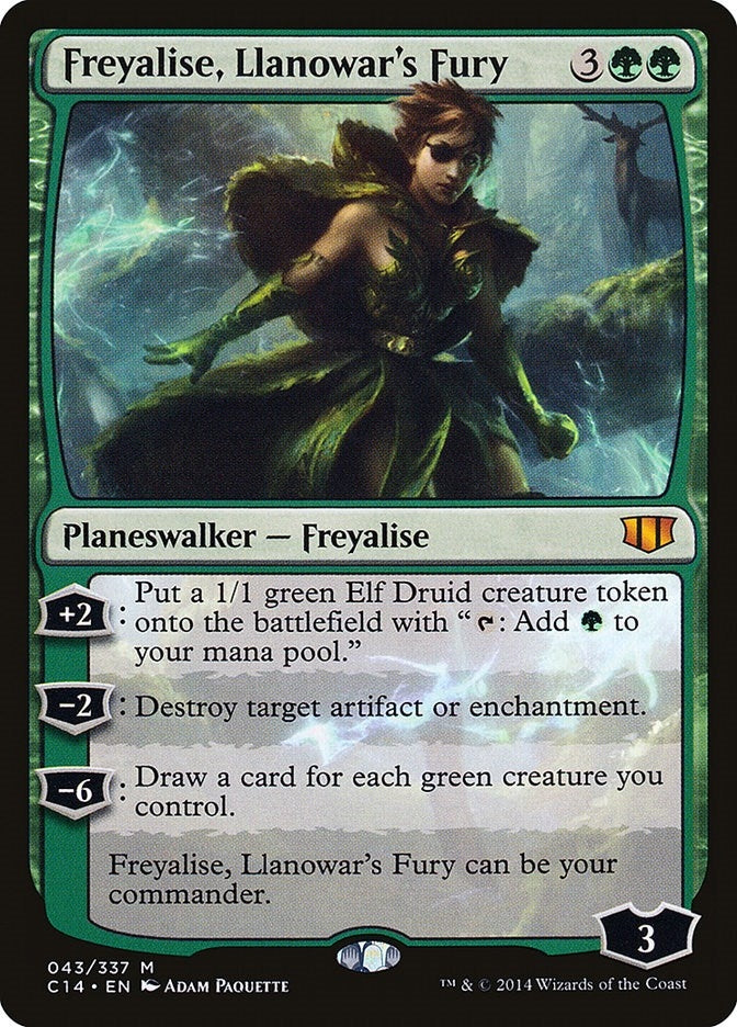 Image for Freyalise, Llanowar's Fury (43) (C14) - Magic: The Gathering