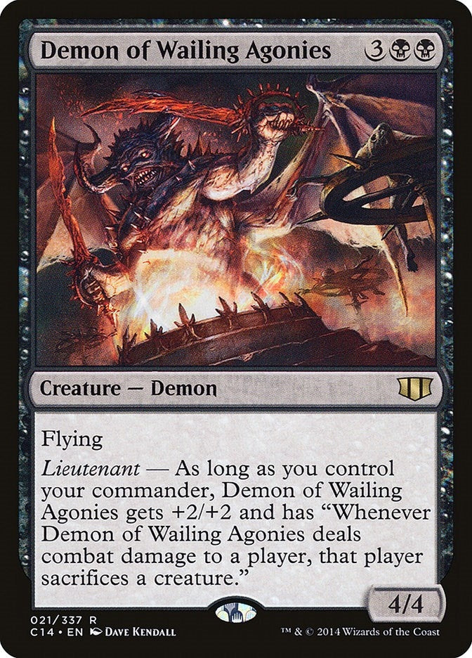 Image for Demon of Wailing Agonies (21) (C14) - Magic: The Gathering