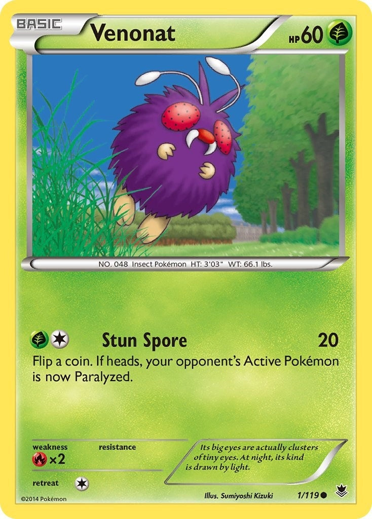 Image for Venonat (1/119) (PHF) - Pokemon