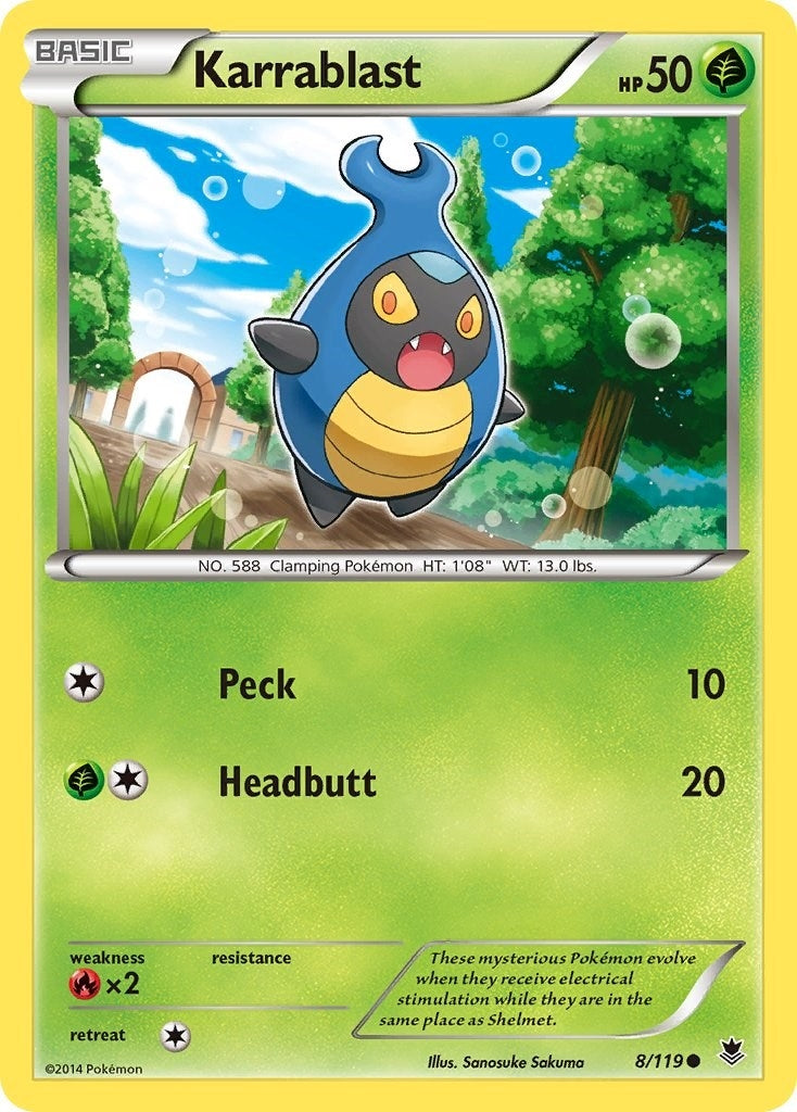 Image for Karrablast (8/119) (PHF) - Pokemon