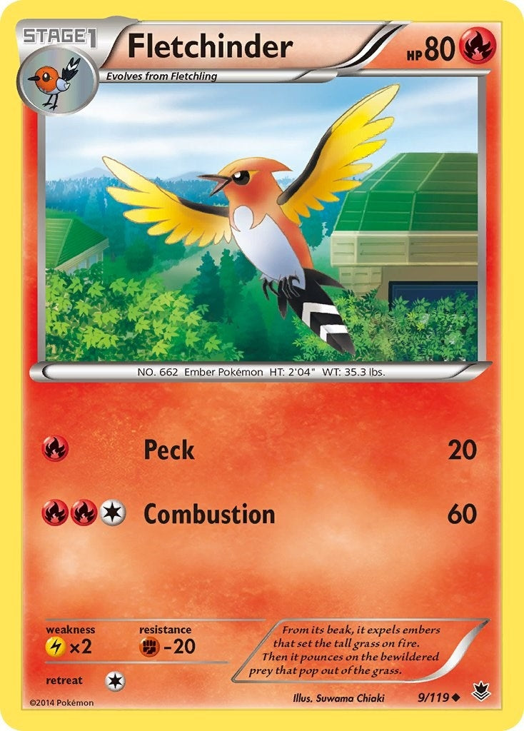 Image for Fletchinder (9/119) (PHF) - Pokemon