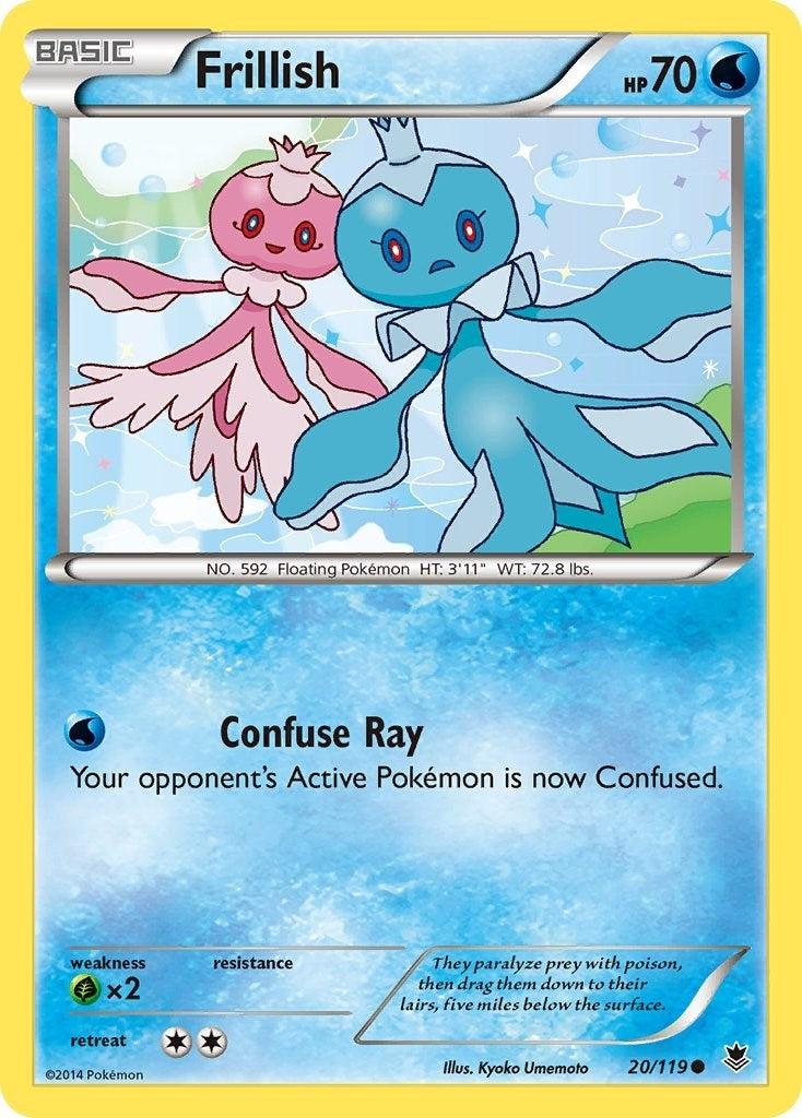 Image for Frillish (20/119) (PHF) - Pokemon