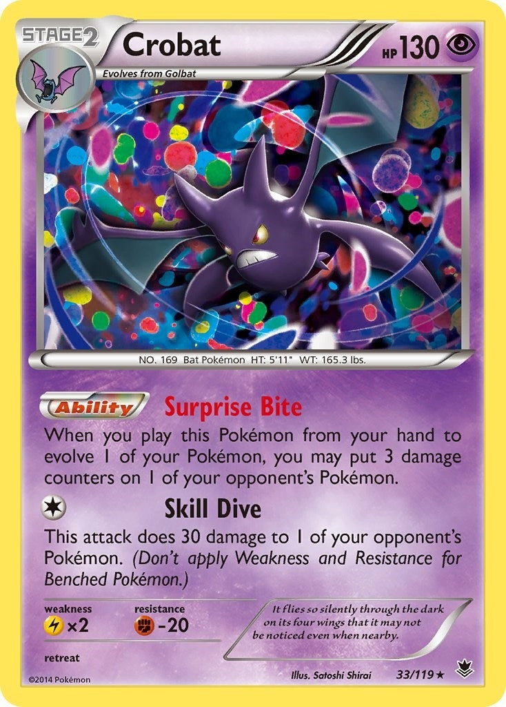 Image for Crobat (33/119) (PHF) - Pokemon