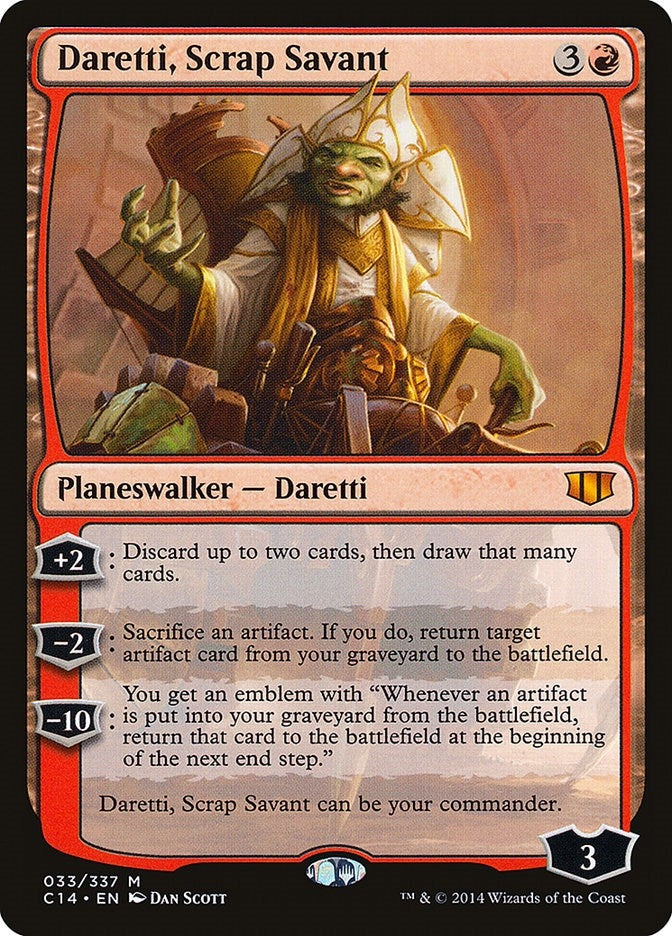 Image for Daretti, Scrap Savant (33) (C14) - Magic: The Gathering