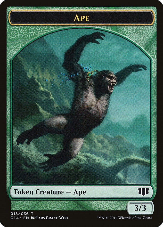 Image for Ape // Zombie (011) Double-Sided Token (18 // 11) (C14) - Magic: The Gathering