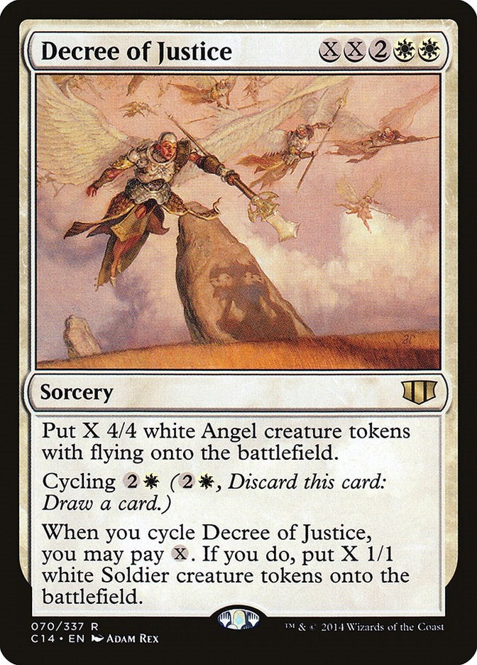 Image for Decree of Justice (70) (C14) - Magic: The Gathering
