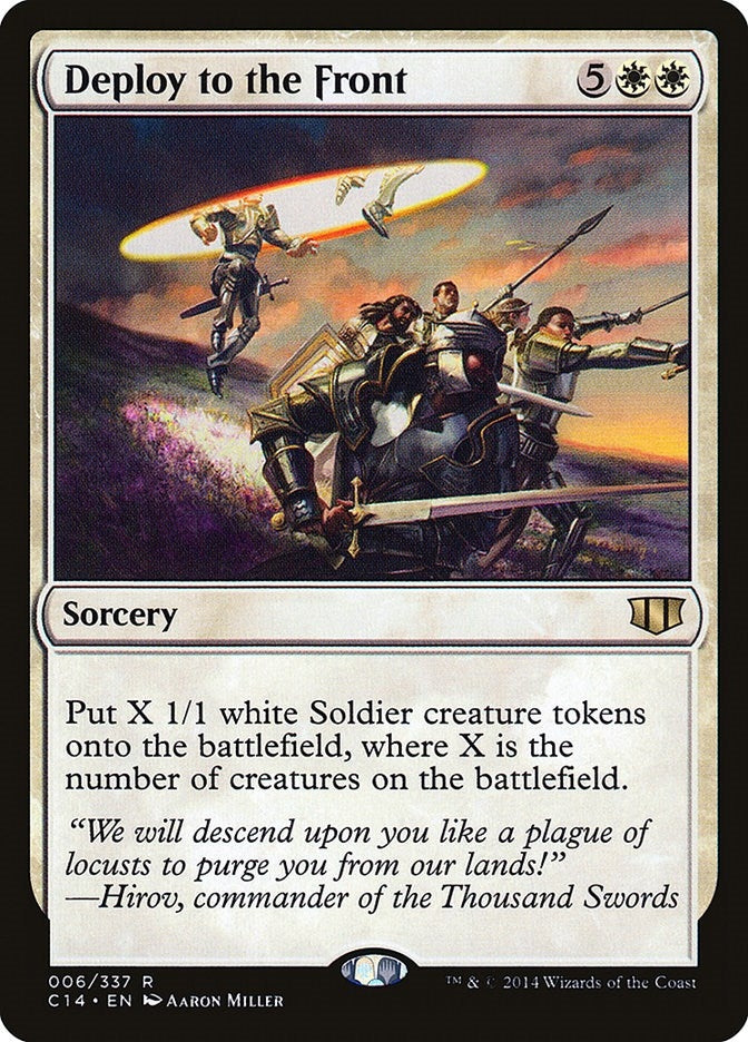 Image for Deploy to the Front (6) (C14) - Magic: The Gathering
