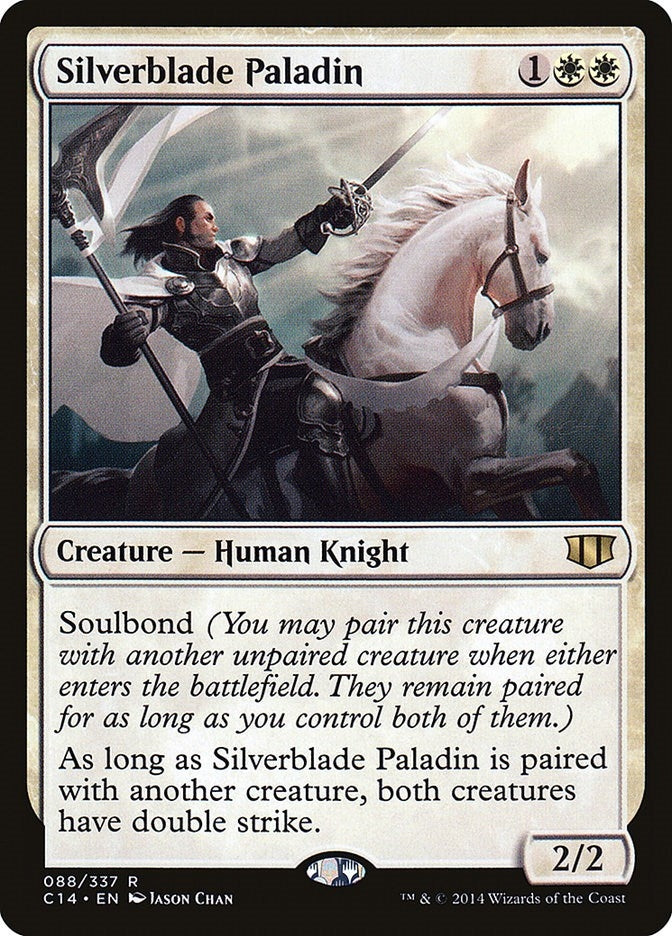 Image for Silverblade Paladin (88) (C14) - Magic: The Gathering