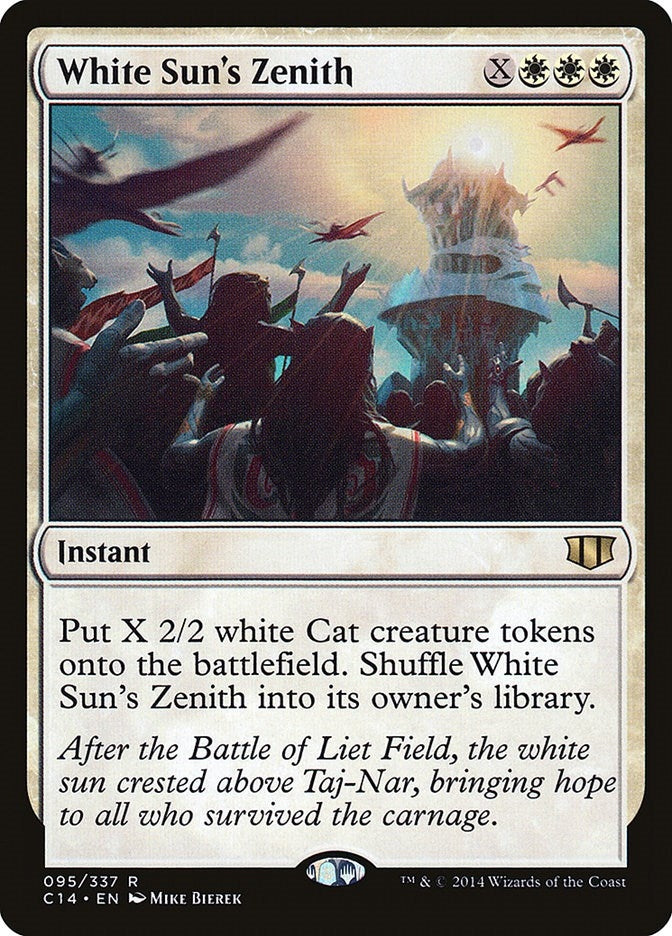 Image for White Sun's Zenith (95) (C14) - Magic: The Gathering