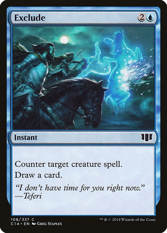 Image for Exclude (108) (C14) - Magic: The Gathering