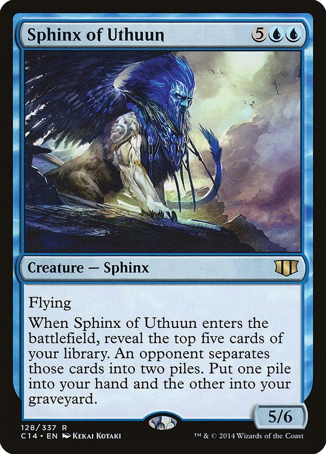 Image for Sphinx of Uthuun (128) (C14) - Magic: The Gathering
