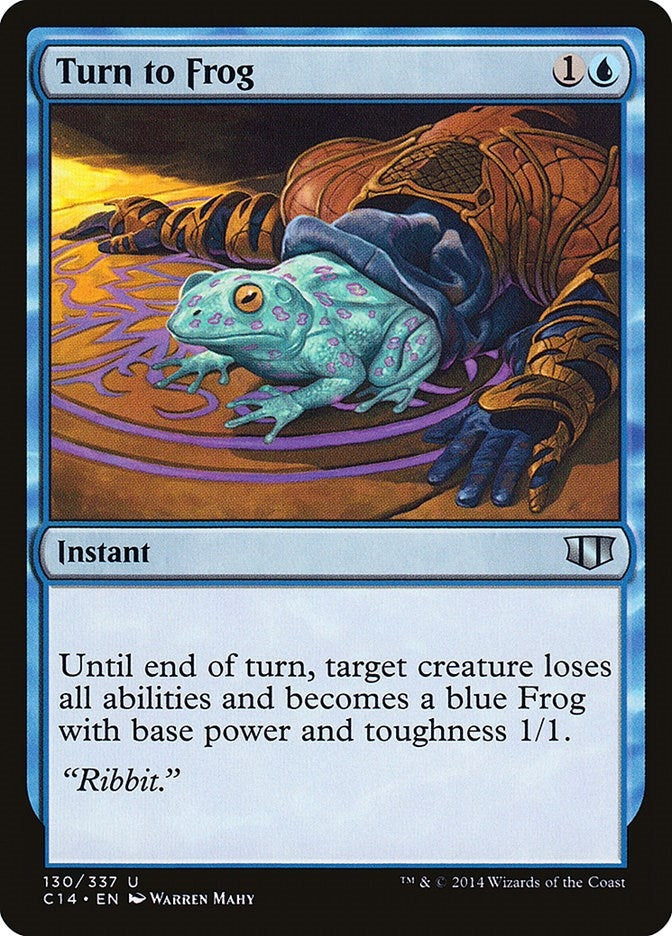 Image for Turn to Frog (130) (C14) - Magic: The Gathering