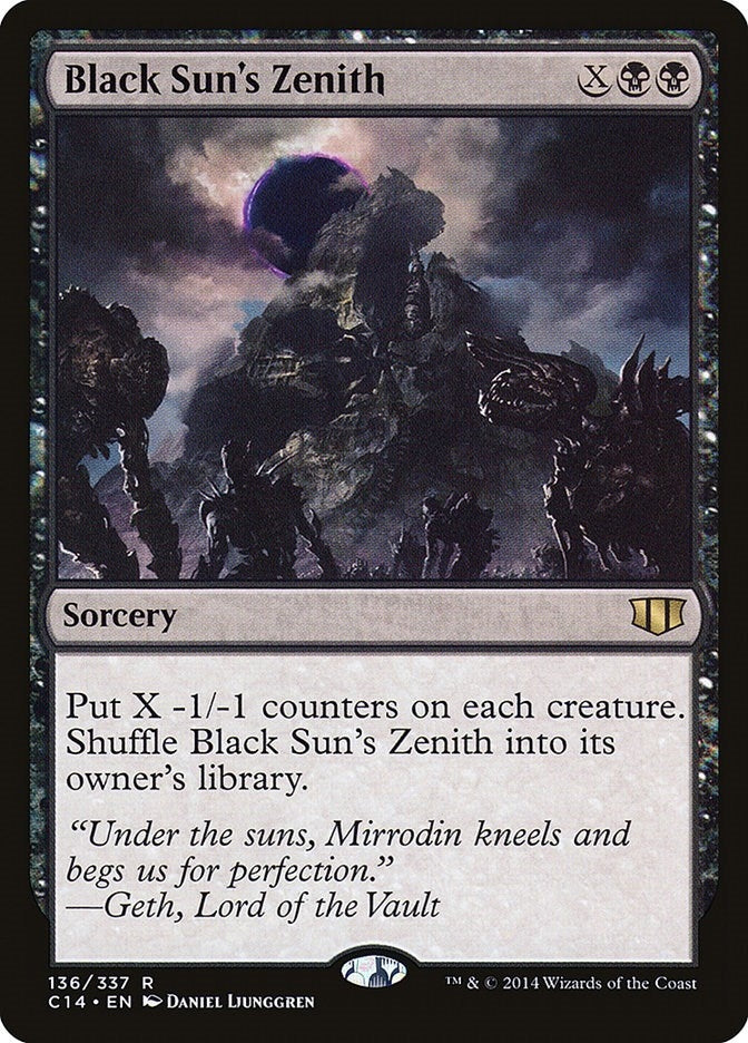 Image for Black Sun's Zenith (136) (C14) - Magic: The Gathering