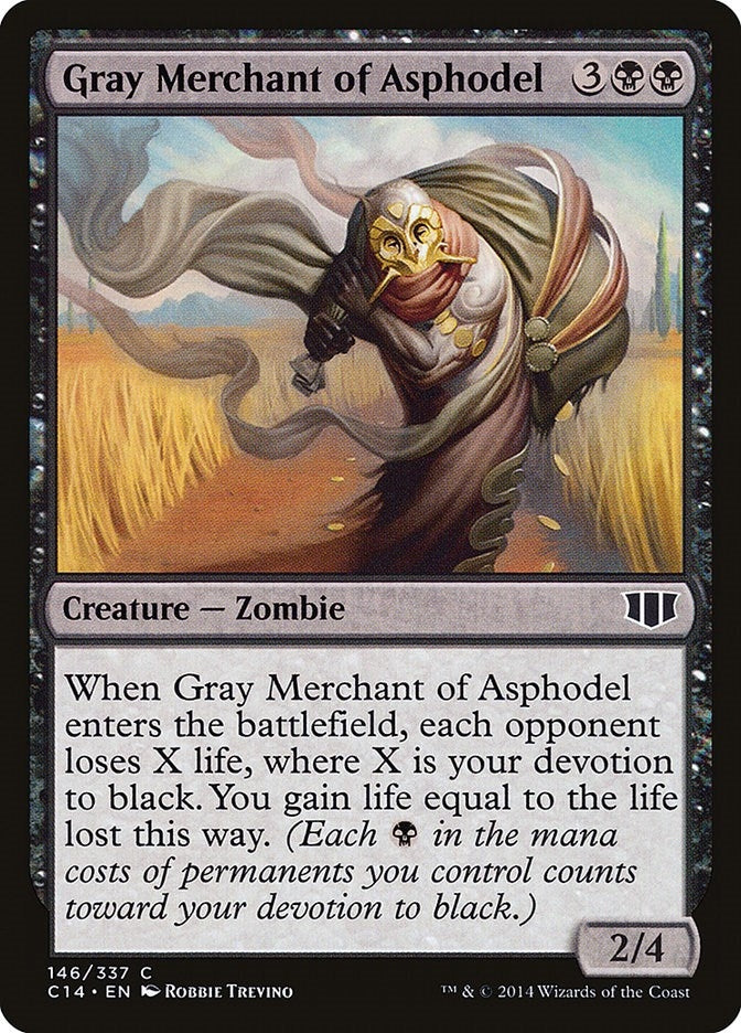 Image for Gray Merchant of Asphodel (146) (C14) - Magic: The Gathering