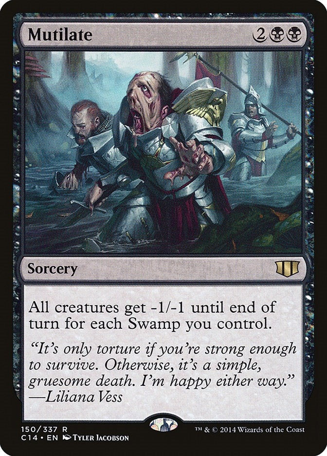 Image for Mutilate (150) (C14) - Magic: The Gathering