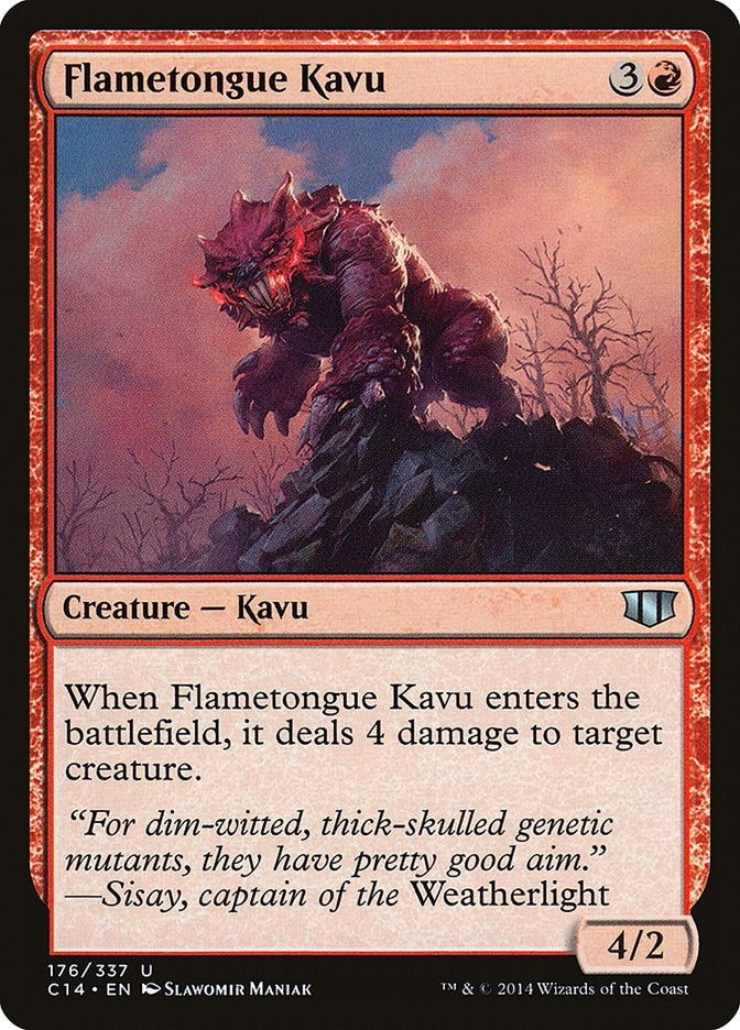 Image for Flametongue Kavu (176) - Magic: The Gathering