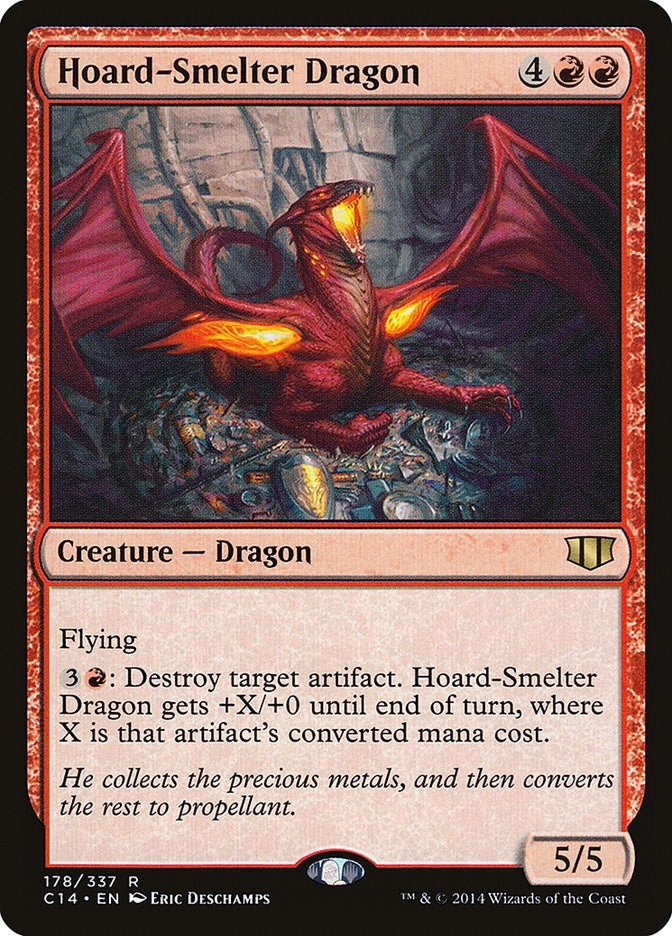 Image for Hoard-Smelter Dragon (178) (C14) - Magic: The Gathering