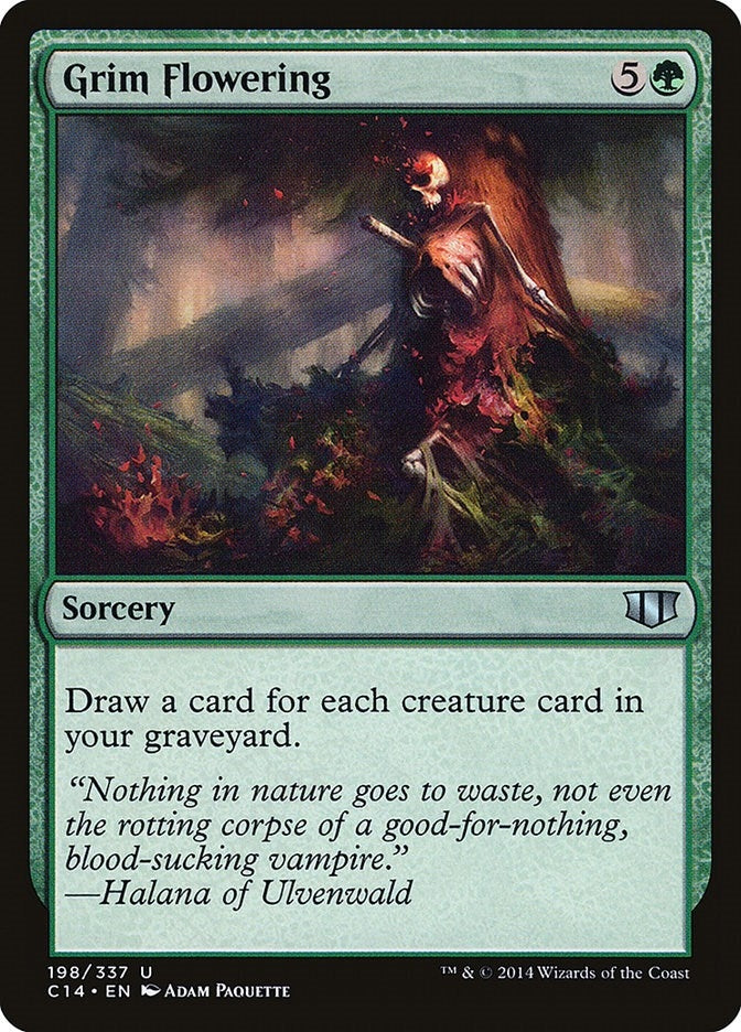 Image for Grim Flowering (198) - Magic: The Gathering