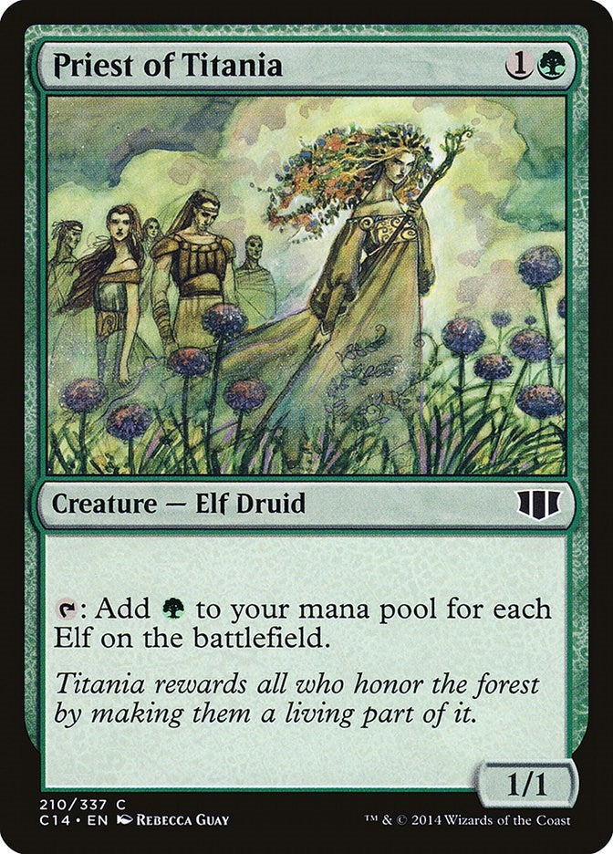 Image for Priest of Titania (210) (C14) - Magic: The Gathering