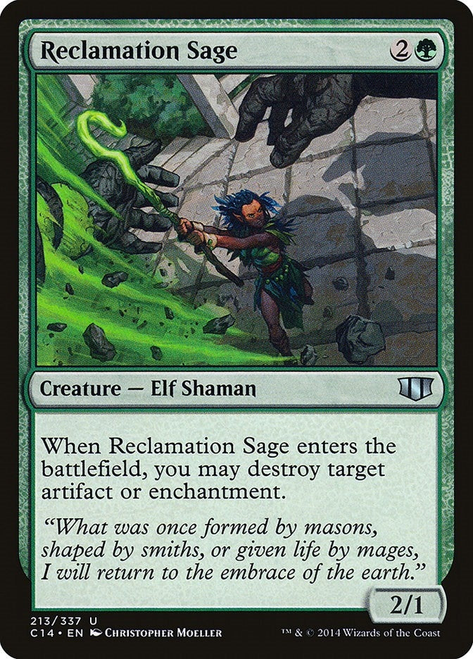 Image for Reclamation Sage (213) (C14) - Magic: The Gathering