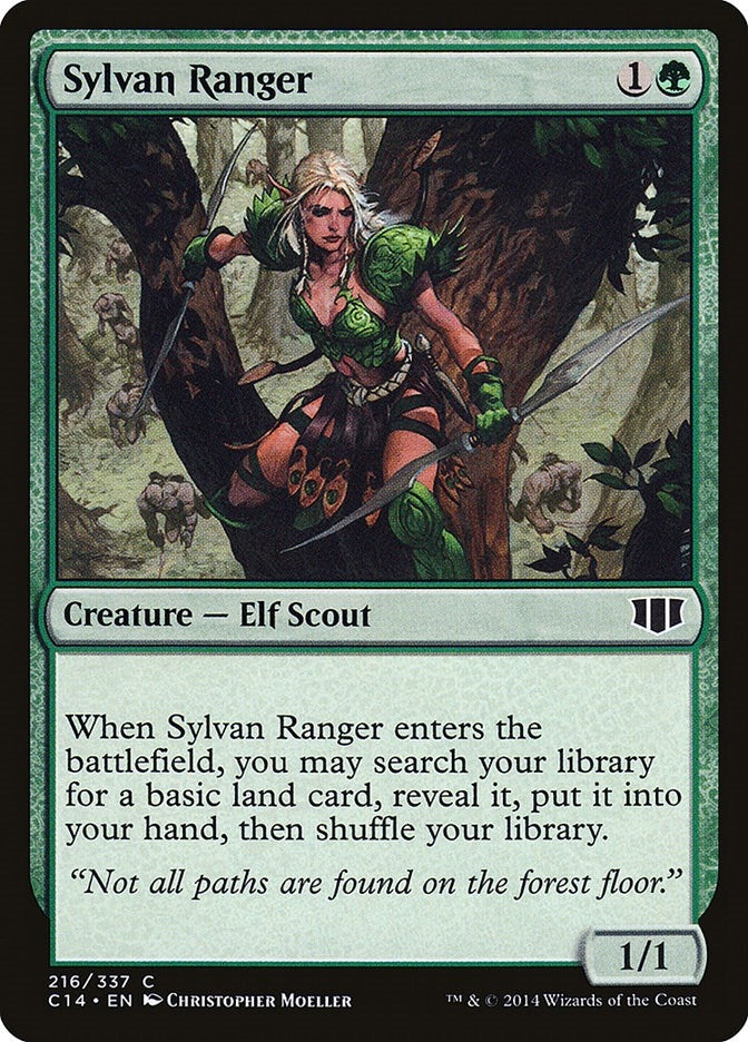 Image for Sylvan Ranger (216) (C14) - Magic: The Gathering