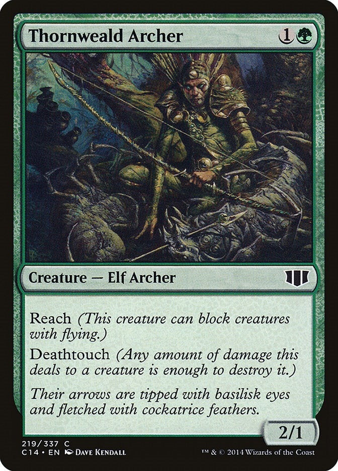 Image for Thornweald Archer (219) (C14) - Magic: The Gathering