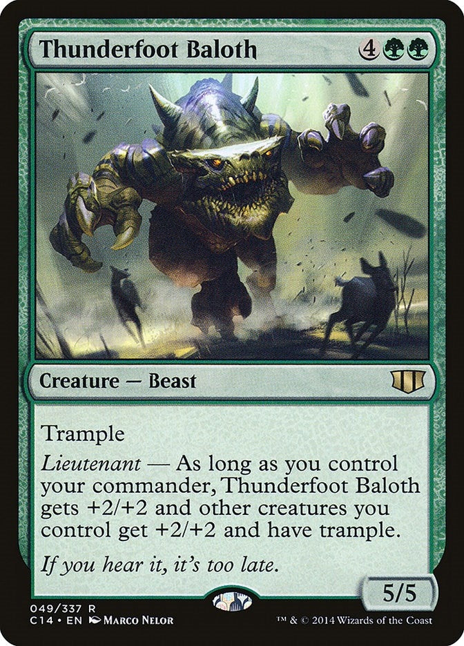 Image for Thunderfoot Baloth (49) - Magic: The Gathering
