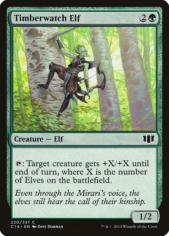 Image for Timberwatch Elf (220) - Magic: The Gathering
