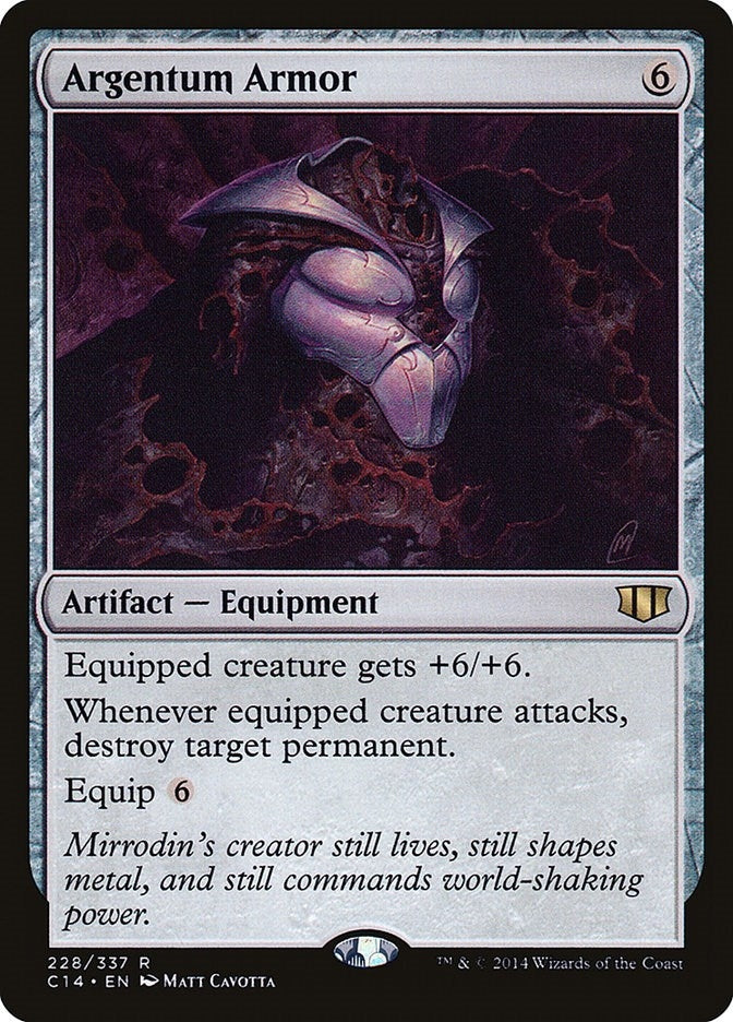 Image for Argentum Armor (228) (C14) - Magic: The Gathering