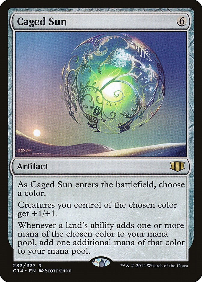 Image for Caged Sun (233) (C14) - Magic: The Gathering