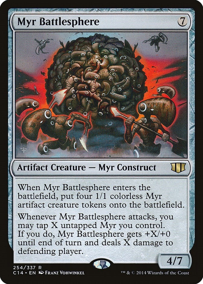 Image for Myr Battlesphere (254) - Magic: The Gathering
