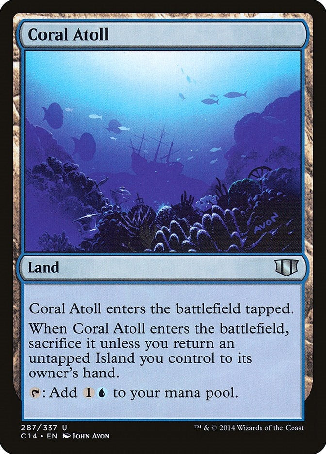 Image for Coral Atoll (287) (C14) - Magic: The Gathering