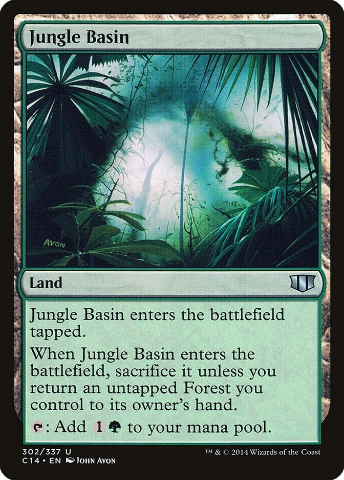 Image for Jungle Basin (C14) - Magic: The Gathering