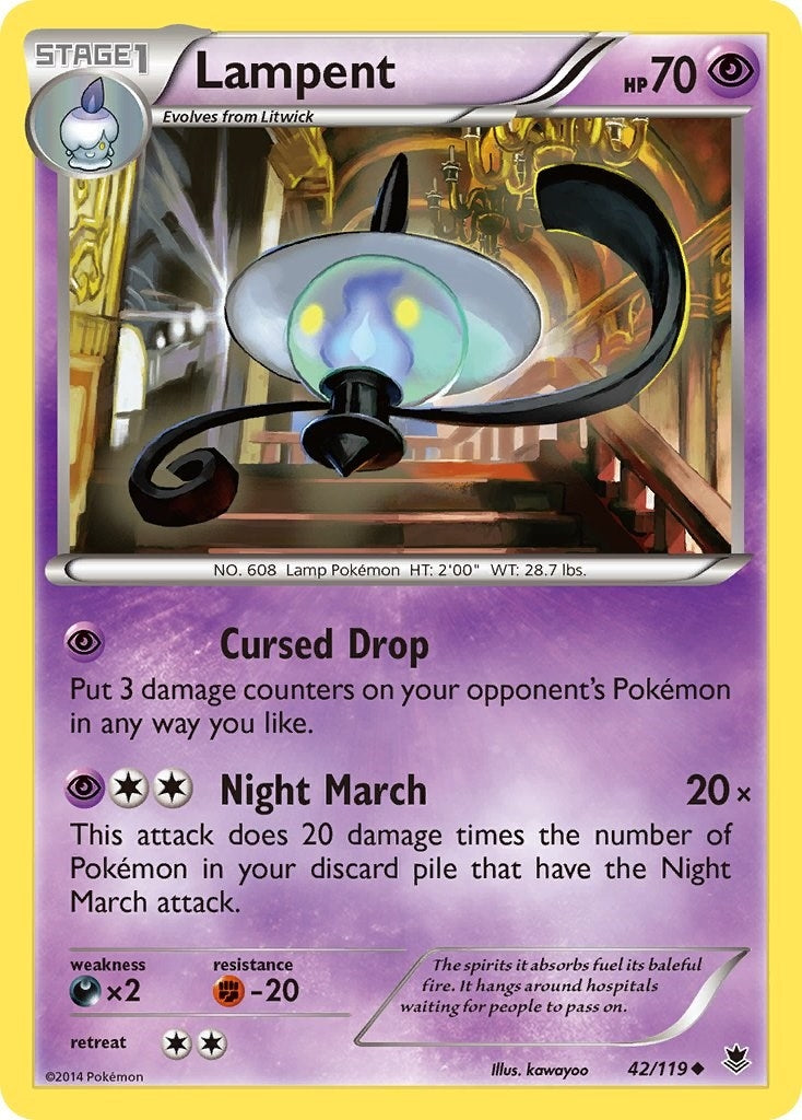 Image for Lampent (42/119) (PHF) - Pokemon