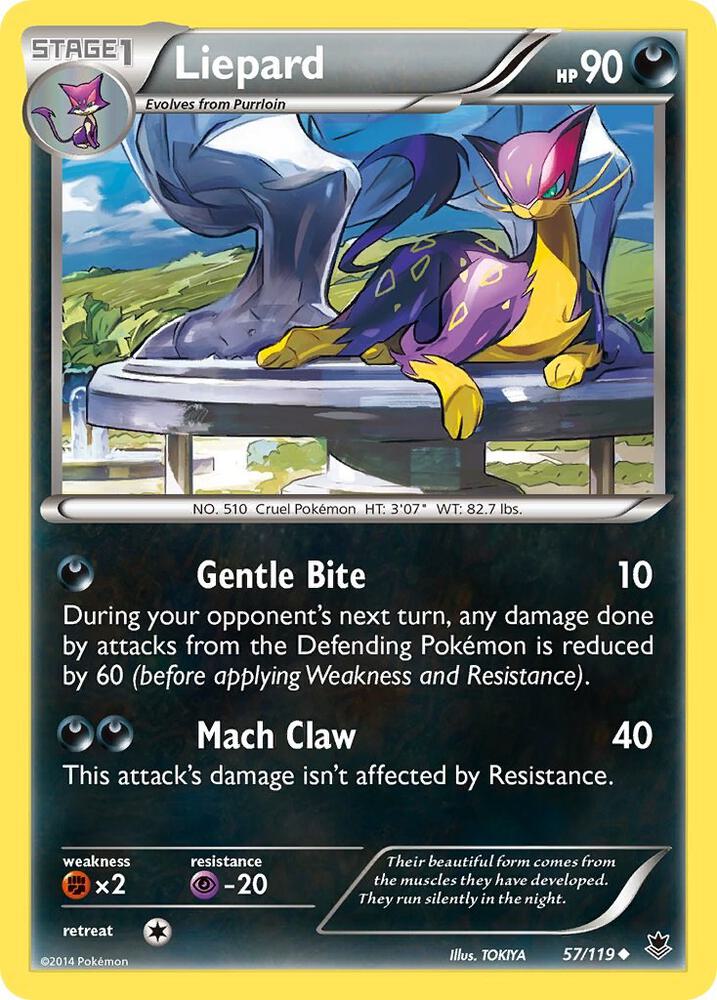 Image for Liepard (57/119) (PHF) - Pokemon