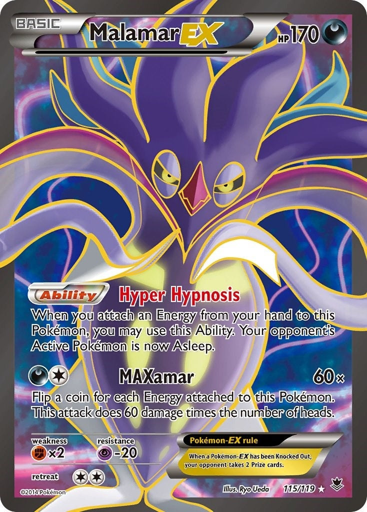 Image for Malamar EX (115 Full Art) (115/119) (PHF) - Pokemon
