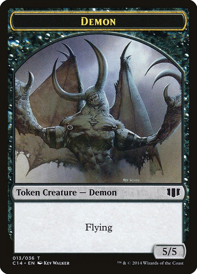 Image for Demon (013) // Zombie (016) Double-Sided Token (13 // 16) (C14) - Magic: The Gathering