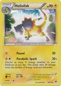 Image for Heliolisk - 30/119 (XY Phantom Forces) (030/119) (PR) - Pokemon