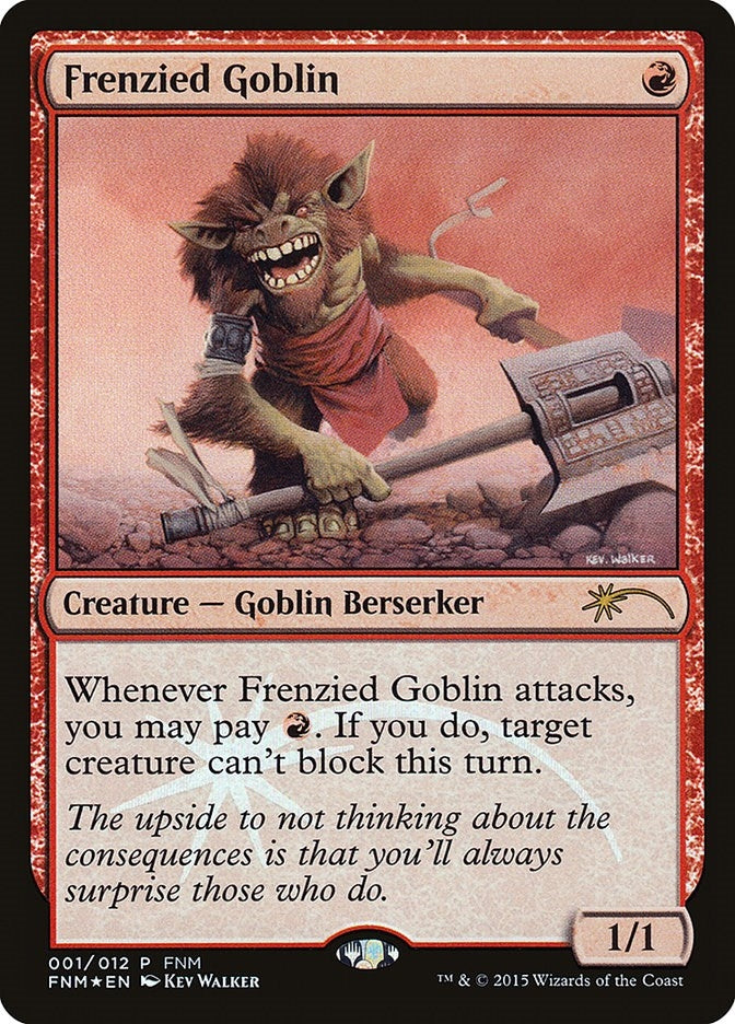 Image for Frenzied Goblin (1) - Magic: The Gathering