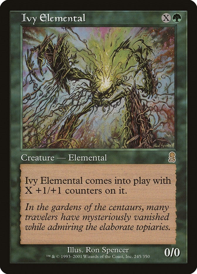Image for Ivy Elemental (245) - Magic: The Gathering