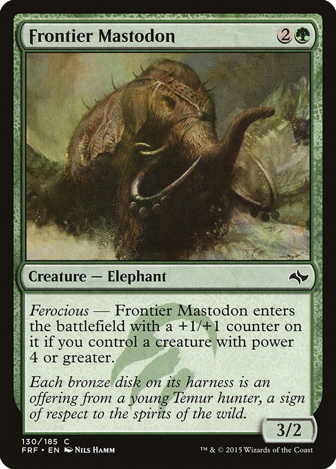 Image for Frontier Mastodon (130) (FRF) - Magic: The Gathering