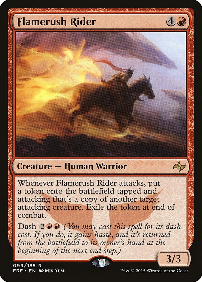 Image for Flamerush Rider (99) (FRF) - Magic: The Gathering