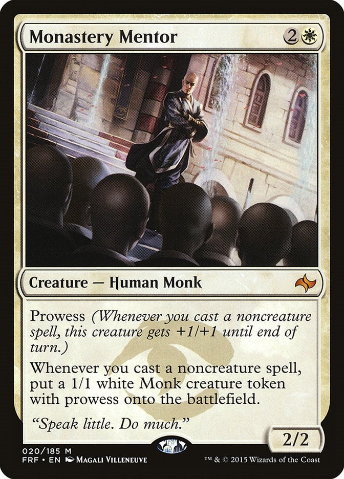 Image for Monastery Mentor (20) (FRF) - Magic: The Gathering